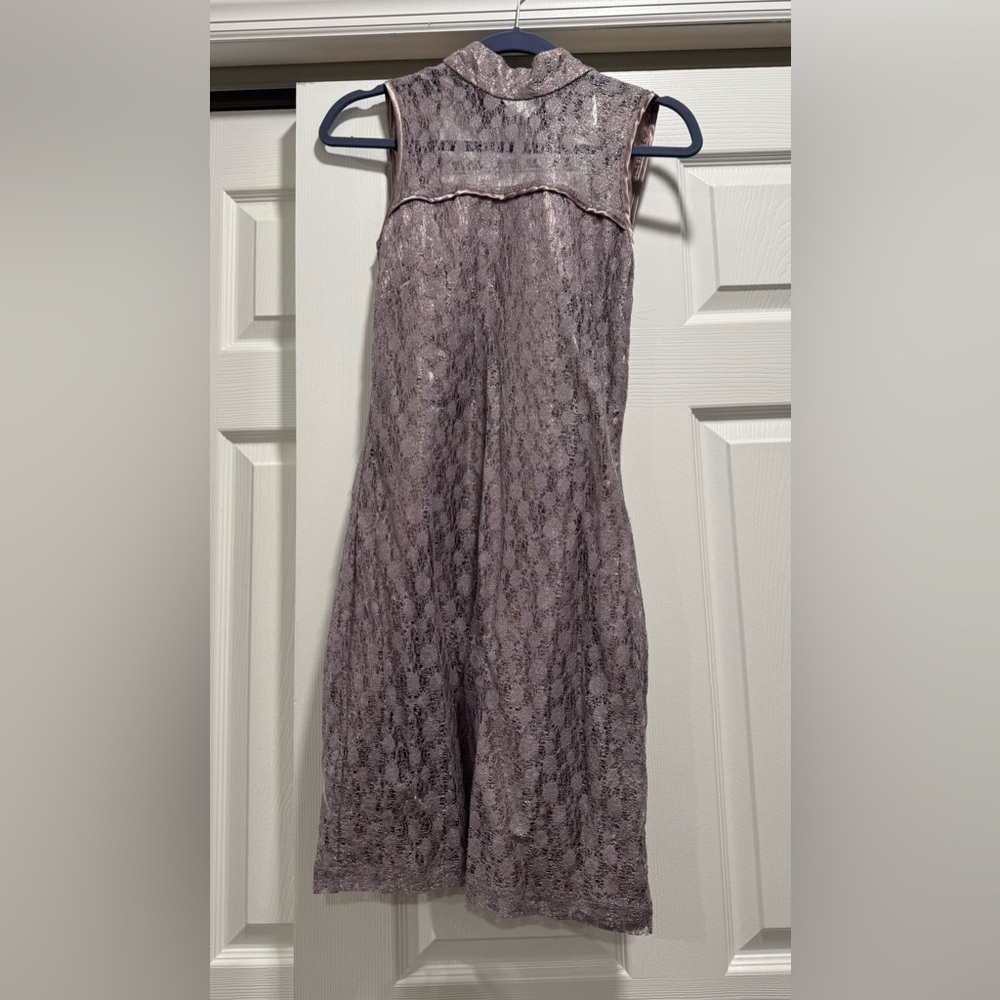 Elegant Lace Strapless Dress